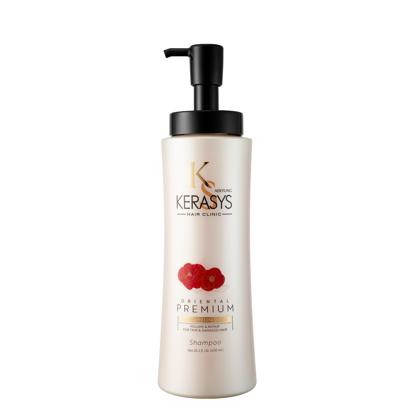 DẦU GỘI CAO CẤP HÀN QUỐC KERASYS ORIENTAL PREMIUM RED CAMELLIA EX VOLUMIZING REPAIR 600ml