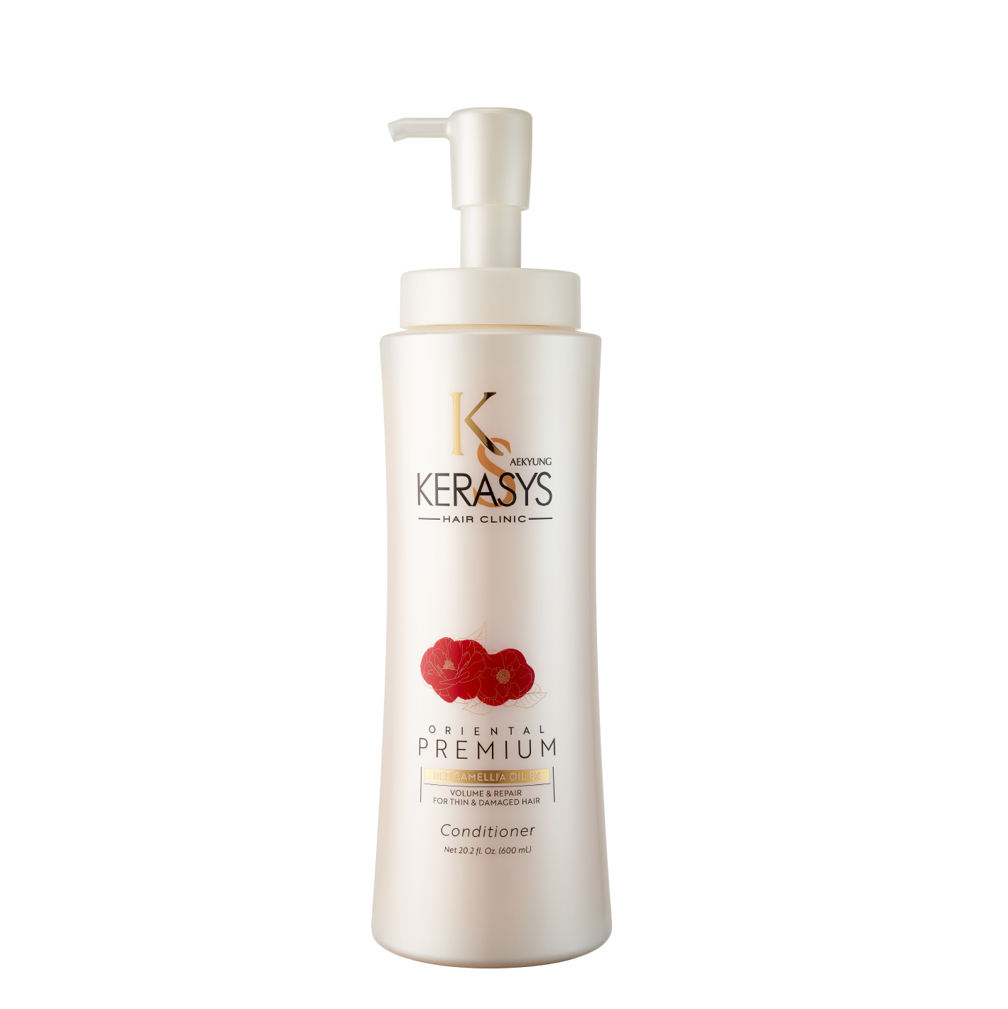DẦU XẢ CAO CẤP HÀN QUỐC KERASYS ORIENTAL PREMIUM RED CAMELLIA EX VOLUMIZING REPAIR 600ml