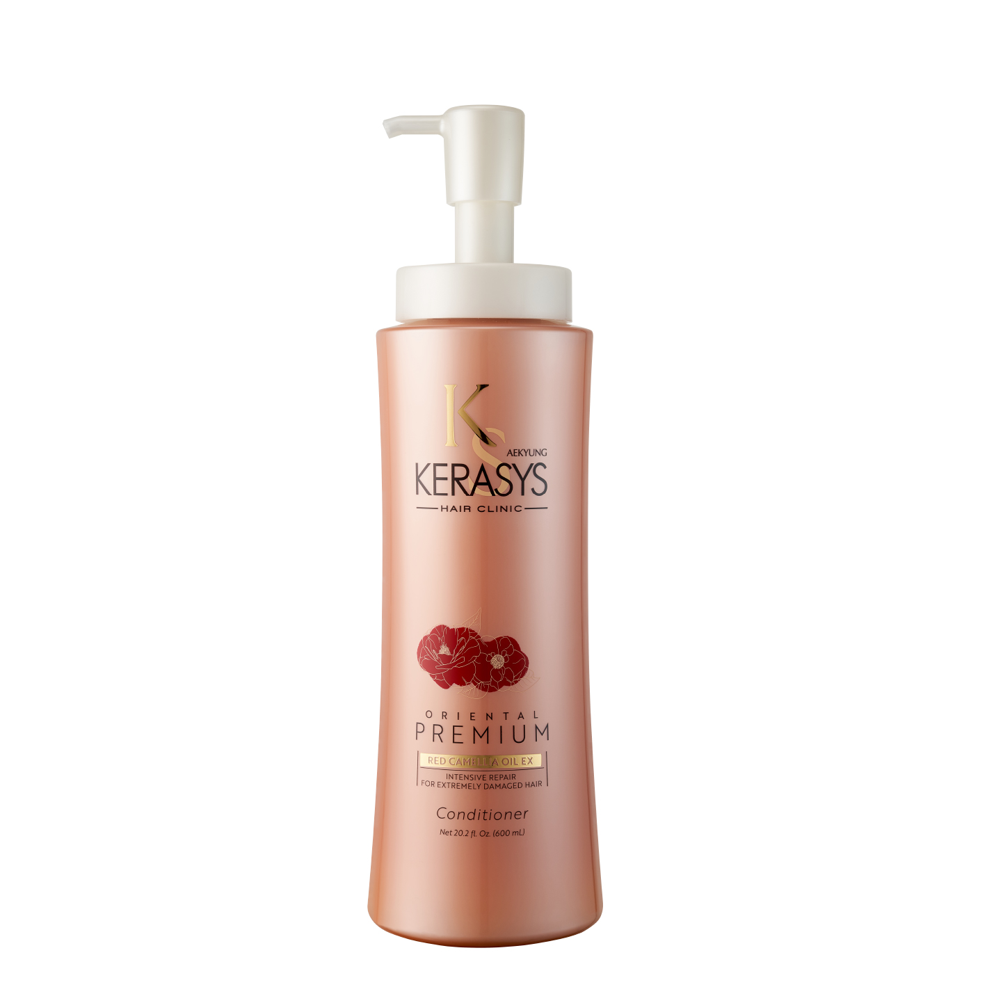 DẦU XẢ CAO CẤP HÀN QUỐC KERASYS ORIENTAL PREMIUM RED CAMELLIA EX INTENSIVE REPAIR 600ml