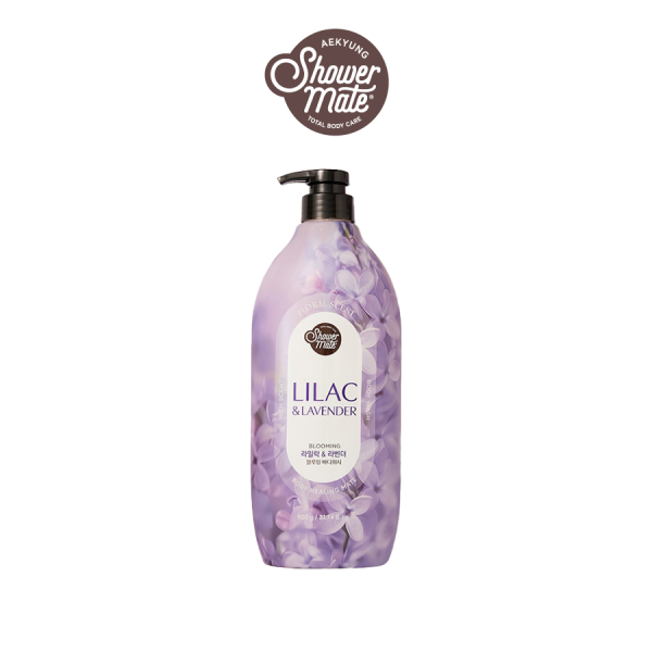  SỮA TẮM CAO CẤP HÀN QUỐC SHOWERMATE PURPLE FLOWER PERFUME (Hương hoa Oải Hương và hoa Tử Đinh Hương) - 900ml