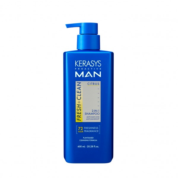 DẦU GỘI NAM HÀN QUỐC KERASYS PROACTIVE MAN 2-IN-1 CITRUS