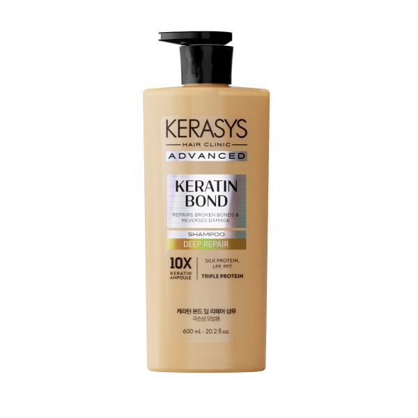  DẦU GỘI KERASYS ADVANCED KERATIN BOND DEEP REPAIR (Phục hồi chuyên sâu tóc hư tổn nặng)