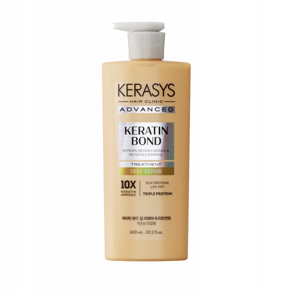  DẦU XẢ KERASYS ADVANCED KERATIN BOND DEEP REPAIR (Phục hồi chuyên sâu tóc hư tổn nặng)