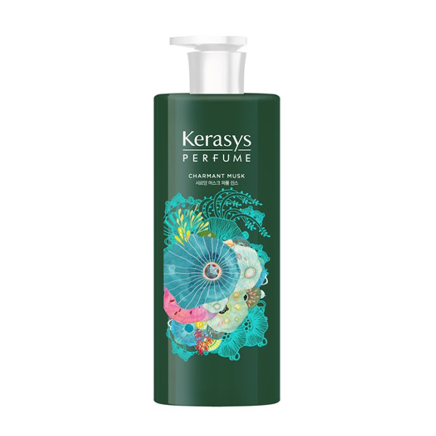 DẦU XẢ NƯỚC HOA KERASYS CHARMANT MUSK  (Hương Vani và Xạ Hương Trắng)