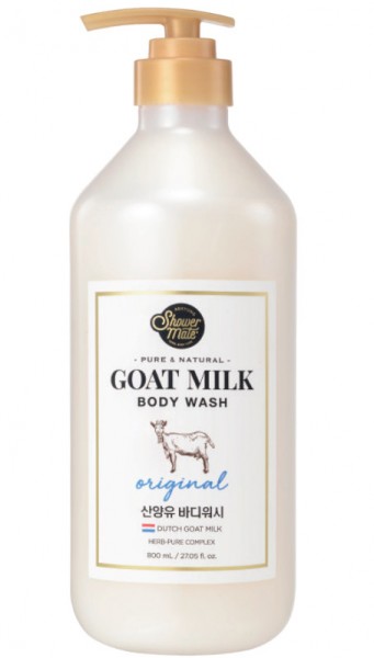  SỮA TẮM CAO CẤP HÀN QUỐC SHOWERMATE GOATMILK ORIGINAL (Dưỡng ẩm, trắng da - Hương phấn)